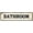 A395, variant on Metal Signs Bathroom Street Tin Sign Aluminum Sign Funny Vintage Sign Wall Decor for Home Farmhouse Bar Cafe Fence Yard Signs 4×16 Inches