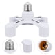 thumbnail image 4 of EeaseMX Adaptador divisor de portalámparas E27 a 4E27, convertidor de portalámparas de cabezal fijo, 4 of 7