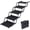 Black 551, variant on Auto Close Pet Gate for Stairs, 29.5-40.5 Wide, 30 Tall, Pressure Mounted Safety Gate, White Steel Dog Gate for Doorways