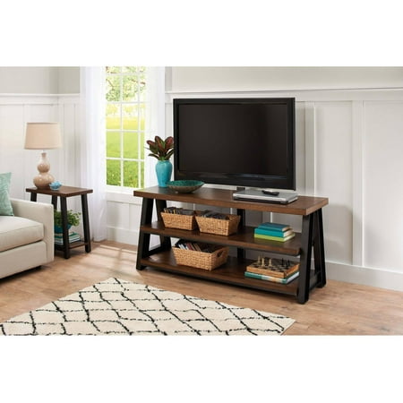 Better Homes and Gardens Mercer 3-in-1 Brown TV Stand for TVs up to 70 