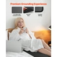 thumbnail image 4 of VEVOR Grounding Mat, 27 x 60 in Anti-Slip PU Leather Earthing Mat, with 15 Feet Grounding Cord, Grounding Pad for Sleep, Boost Energy, Improve Sleep, Reduce Anxiety at Home Office or Work, 4 of 9