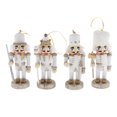 thumbnail image 2 of Milaget 4pcs Mini Nutcracker Figure Birthday Gift Xmas Christmas Tree Hanging Decoration, 2 of 9