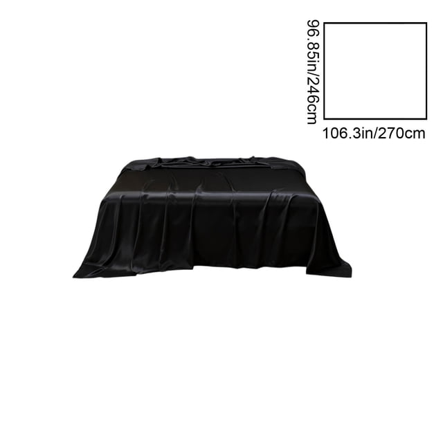 Solid Color Easy to Wash Bed Sheets, Luxurious Silk Bedding