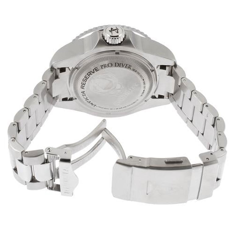 Invicta Men's Reserve Hydromax GMT Stainless Steel Black Dial Gold