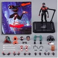 thumbnail image 4 of Cyinyin Spider Superhero Action Figure , Into The Spider-Verse Miles Morales Sentinel Sv-Action Figure Exclusive Super Heroes, Moveable Pvc Figure Collectible Model Figurine Statue, 4 of 7