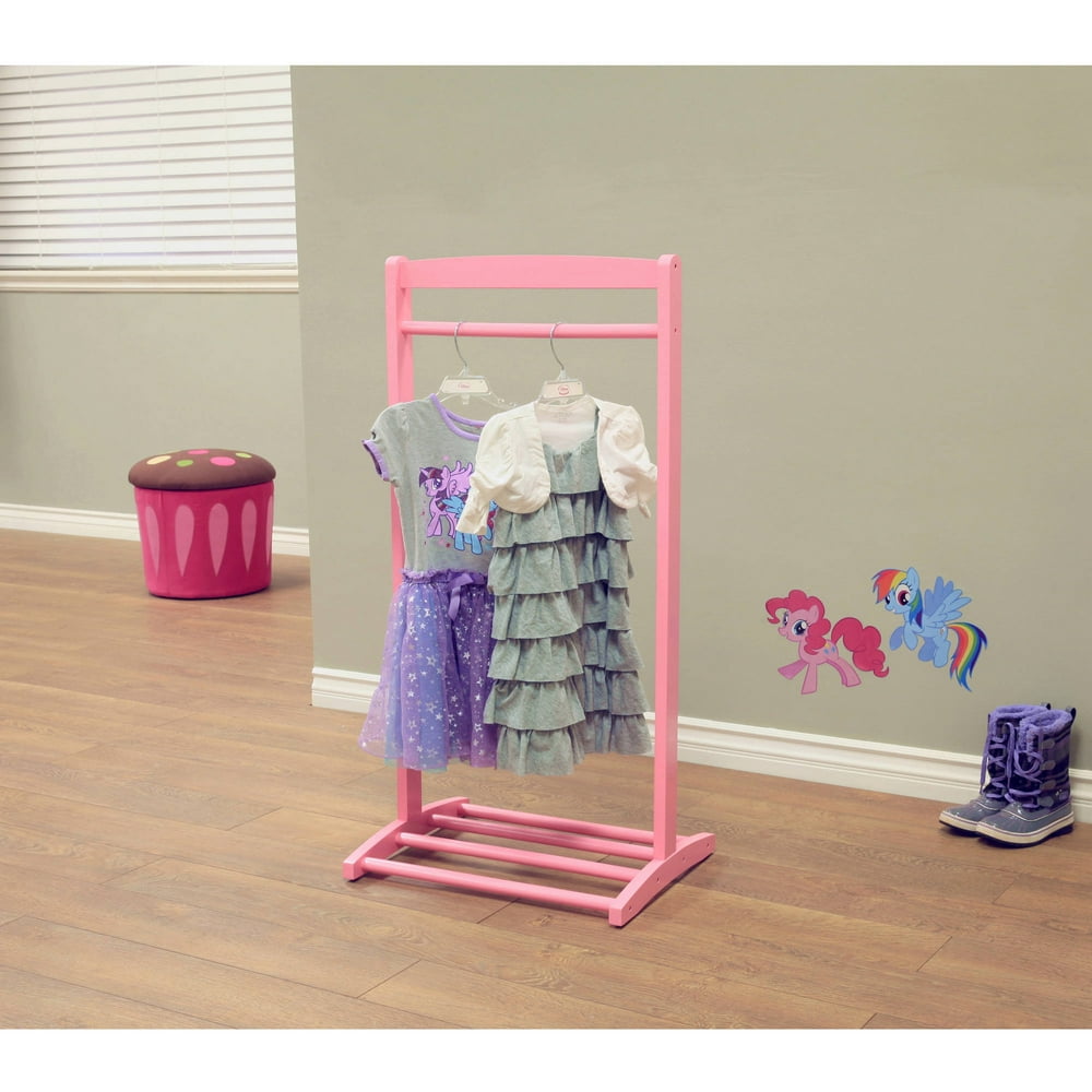Home Craft Kids' Clothes Rack, Pink