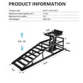 thumbnail image 2 of 2Pcs Car Ramps Steel Hydraulic High Lift Service Vehicle Ramps 5T Portable Lift Service Ramps for DIY Auto Beauty Repair, 2 of 7