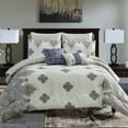 thumbnail image 1 of HGMart Bedding Comforter Set Bed In A Bag - 8 Piece Luxury Printed Microfiber Bedding Sets - Oversized Bedroom Comforters, Queen Size, Resen, 1 of 6