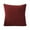 Wine, variant on Zmeidao Solid Color Decorative Throw Pillow 17.7x17.7 in, Soft Farmhouse Square Textured Decorative Couch Cushion for Sofa Bed Living Room Home Decor