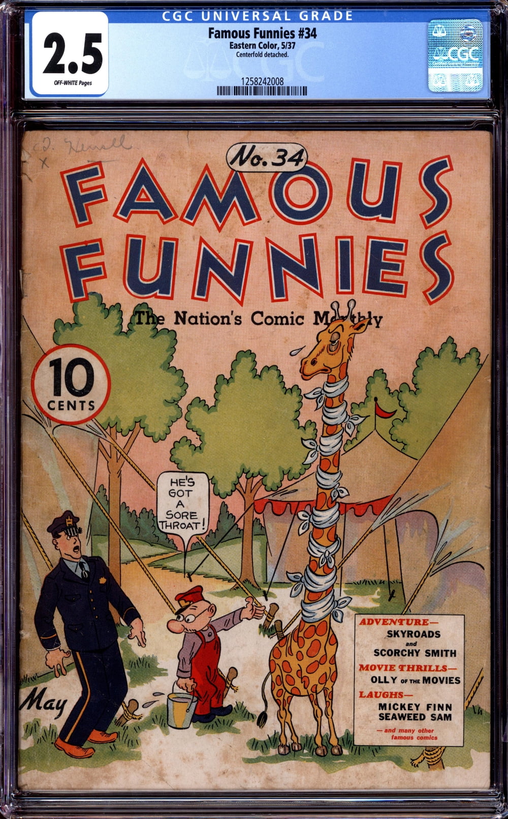 Cover of Famous Funnies #34