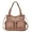 Pink, variant on Hobo Bag for Women Multi Pockets Handbags Large Capacity Leather Purse for Daily Life and Work,Pink