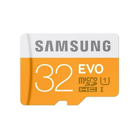 Samsung 32GB EVO Class 10 microSD Card with Adapter