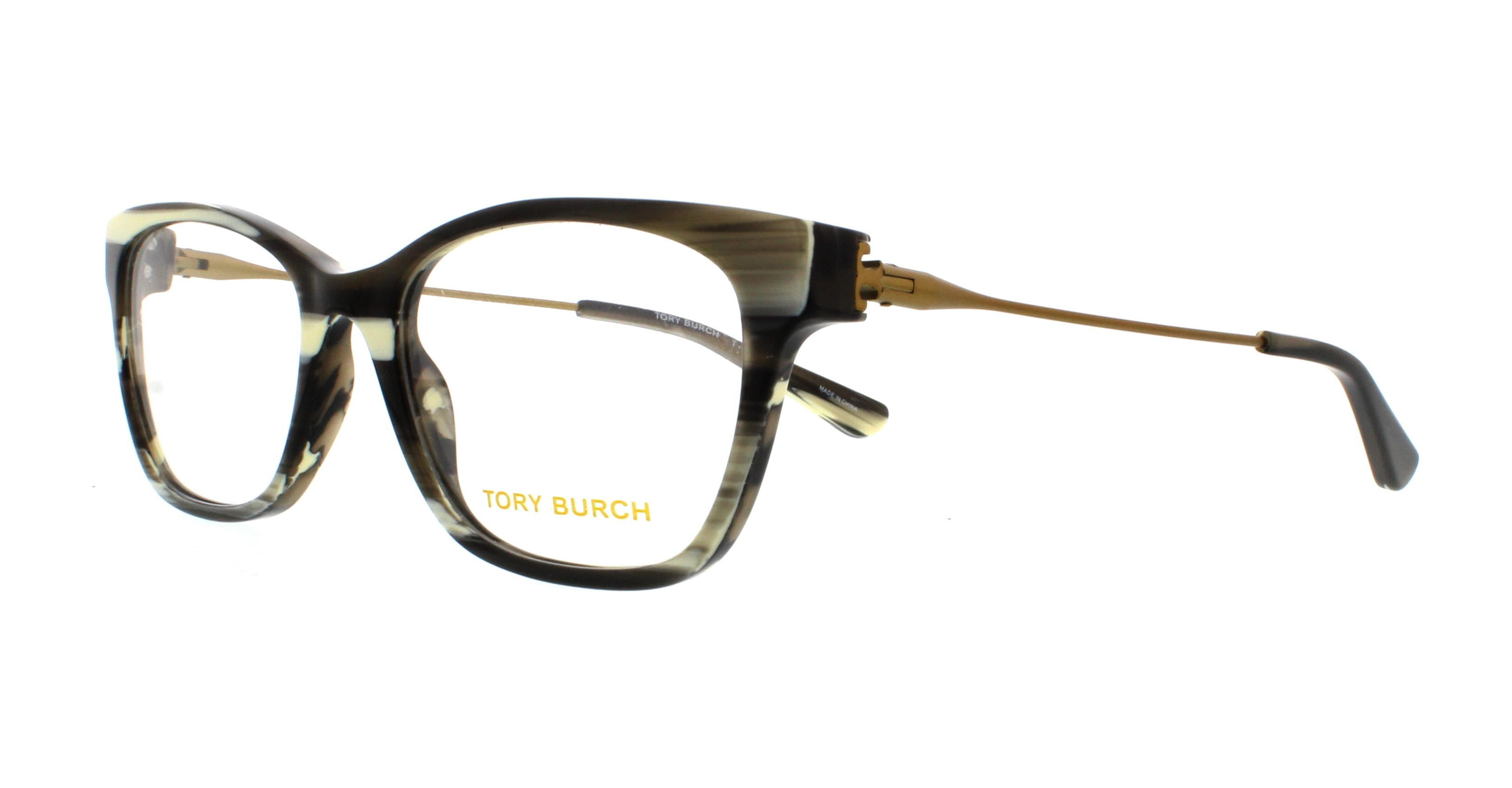 TORY BURCH Eyeglasses TY2063 1553 Olive Horn/Vintage Gold 53MM