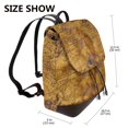 thumbnail image 2 of Easygdp Vintage Map Mochila de Cuero para Mujeres, Bolso de Hombro, Bolsos de Mano de Moda para Trabajo y Viajes, 2 of 4