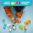 thumbnail image 5 of LEGO DUPLO Town Wild Animal Families Penguins & Lions Building Toy Playset - Preschool Learning & Educational Animal Toy for Toddlers, Boys and Girls, Ages 2+ - Baby Gift Ideas - 10442, 5 of 9