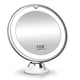 thumbnail image 1 of Makeup Mirror with Suction Cup, LED Light and 10x Magnification White, 1 of 5