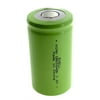 Exell 1.2V 8000mAh D Size High Capacity NiMH Rechargeable Flat Top Battery