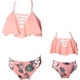 thumbnail image 1 of Traje de baño para niñas Conjunto de bikini de dos piezas Ruffle Falbala Trajes de baño Trajes de baño Adepaton WMZL-956-89, 1 of 7