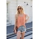 thumbnail image 2 of Camisetas Sin Mangas Plisadas de Verano para Mujer XXL Rosa, 2 of 7