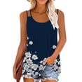thumbnail image 2 of Women Sleeveless Crop Tops Plus Size, Women Blouses Elegant Casual Plus Size Women Slim Fit Basic Tees Skinny Crop Cute Crop Tank Tops for Women Red Shirts for Women Dry Fit, 2 of 6