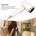 thumbnail image 3 of Hair Dryer, 20000 RPM Professional High Speed Blow Dryer, with Diffuser Nozzle, 1400W Negative Ionic Blow Dryer for Home Travel Dormitory, 3 of 7