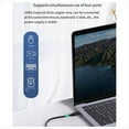 thumbnail image 5 of 4-Port Button USB3.0 HUB Switch USB Splitter1 to 4 Hub Type-C Extender for Laptop Computer Accessoriess,A,1 * Splitter,Black, 5 of 8