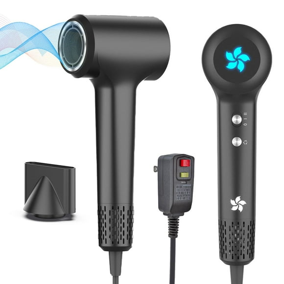 ZPP Hair Dryer, Ionic Blow Dryer, 110000 RPM High Speed Motor for Fast Drying Low Noise Thermo-Control Hairdryer for Travel Women Men