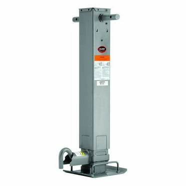 Bulldog 182404 HD Square Jack - 12,000 Lb Capacity, Sidewind Crank, Drop Leg, For Trailers