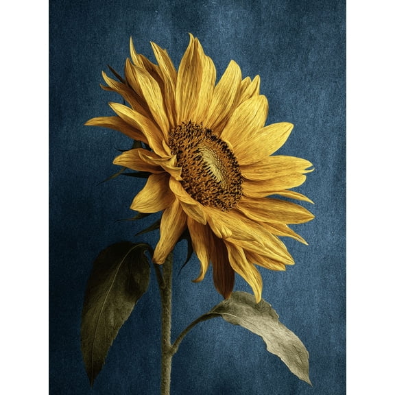 Wildflower Meadow Canvas Painting, Boho Floral Wall Art for Living Room, Bedroom, Office, Nursery & Kitchen