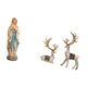 thumbnail image 5 of Obra de arte decorativa para escritorio, escultura , estatua de resina, estatua de ciervo sentado de pie, adornos, decoración del hogar para sa, 5 of 8
