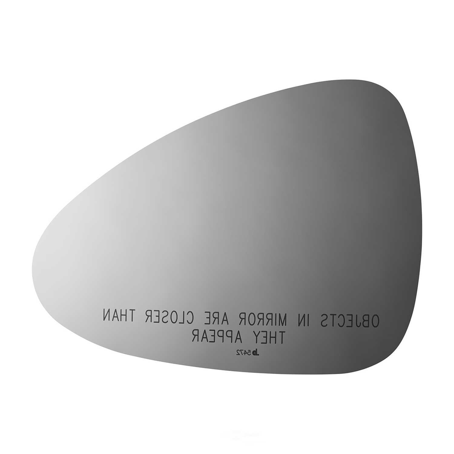 Burco 5472 Passenger Side Convex Replacement Mirror Glass for Porsche Panamera