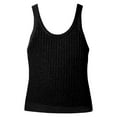 thumbnail image 3 of Nafuu Men T Shirts Solid Color Crew Neck Sleeveless For Summer Casual Wear Lightweight Breathable Comfortable Fit Gym Workout Tank Top Trendy Vacation T Shirts For Man, 3 of 4