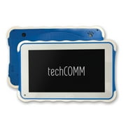 TechComm M1 7” HDD 8GB Android 5.1 Touch Screen Brightly Colored Tablet for Children with Dual Camera, WiFi and Bluetooth