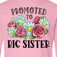 thumbnail image 4 of Inktastic Promoted to Big Sister with Flowers Long Sleeve Youth T-Shirt, 4 of 5