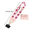 thumbnail image 3 of 1pcs Clip And Go Phone Strap with Zipper Pouch,Crossbody Adjustable Chain Lanyard with PU Leather Wallet for All Phones, 3 of 8