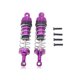 thumbnail image 1 of Absorbadores de choque de metal Modelo de control remoto Kit de amortiguador de rastreador suministros de reemplazo para WLTOYS 124018 124016 124017 Purple 2 piezas Inevent FN010076-01B, 1 of 7