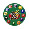 thumbnail image 4 of Bolas de piscina de reloj de pared fáciles de leer Sport Sport Billiard Balls de 12 pulgadas para la sala de juegos en casa Apartamento, 4 of 9