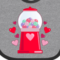 thumbnail image 4 of Inktastic Valentine's Day Gum-Ball Machine Boys or Girls Baby Bib, 4 of 4