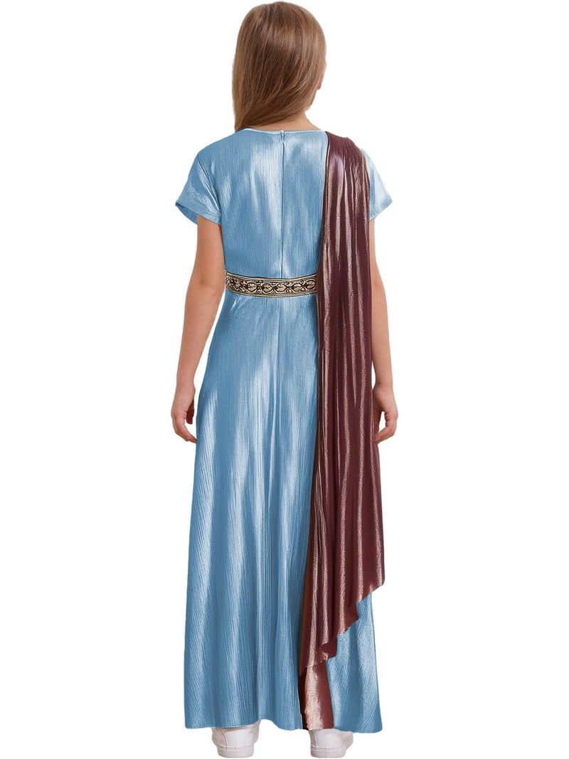 toga short dress Greek Goddess Short Toga Gold Gorean Snake Wraps Halloween Costume