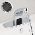 thumbnail image 5 of Grifo automático con sensor de infrarrojos, acabado cromado, sin contacto, para cocina, baño, fregadero, grifo de agua, manos de aleación de zinc, grifo con caja de control, 5 of 5