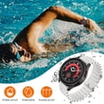 thumbnail image 4 of 2/3/4Pack Ocean Silicone Bands For Samsung Galaxy Watch 4&5 40mm 44mm/Galaxy Watch 5 Pro 45mm/Galaxy Watch 4 Classic 42/46mm/Watch 3/Active 2 40mm/44mm band,20mm/22mm Silicone Sports Strap Men Women, 4 of 7