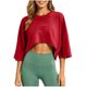 thumbnail image 2 of Neewe Women's Casual 3/4 Sleeve T-Shirts Round Neck Plain Tunic Tops Basic Tees Blouses Loose Fit Pullover, 2 of 8