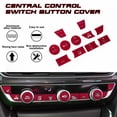 thumbnail image 3 of Xotic Tech Set(11Pcs) Red Aluminum Alloy Center Console Dashboard Switch Button Frame Cover Trim Compatible with Honda Accord 2018-2021, 3 of 8