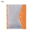 thumbnail image 2 of Tuvgenk Orange Plastic Storage Bags Durable 11-Hole 6-Piece Set Storage Bags Practical Multifunction for Home Use, 2 of 7