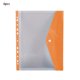 thumbnail image 2 of Bolsa Para Documentos Juego de 6 bolsas para documentos de hojas sueltas A4, transparentes, con 11 orificios y etiquetas de color naranja. JASKFLY, 2 of 9