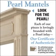 thumbnail image 4 of Pearl Mantels Alamo Transitional Styled Mantel Surround, Constructed With Hand Chosen Grade A Wood And Wood Veneers, Unfinished, Paint And Stain Grade, Interior Opening 50"W x 42"H, 4 of 5