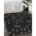 thumbnail image 3 of Ahgly Company Machine Washable Indoor Rectangle Transitional Night Black Area Rugs, 5' x 8', 3 of 7