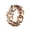 Rose Gold, variant on Mens Titanium Ring Wedding Band Cubic Zirconia Accessories Plating Rose Gold Men'S Business Celebration Ring With Gift Box