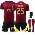 thumbnail image 3 of 2024 Belgium Home Football Jersey No. 7 De Bruyne Lukaku Library Kit S, 3 of 8