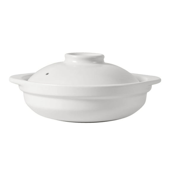 Clay Pots for Cooking,Ceramic Casserole Pot Old-fashioned earthen pot Non Stick Stock Pot Round Casserole Clay Pot with Lid Double Handle Earthen Pot for Kitchen Cookware